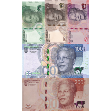 PNew (PN148-PN152) South Africa - 10-200 Rand Year 2023 (5 Notes)